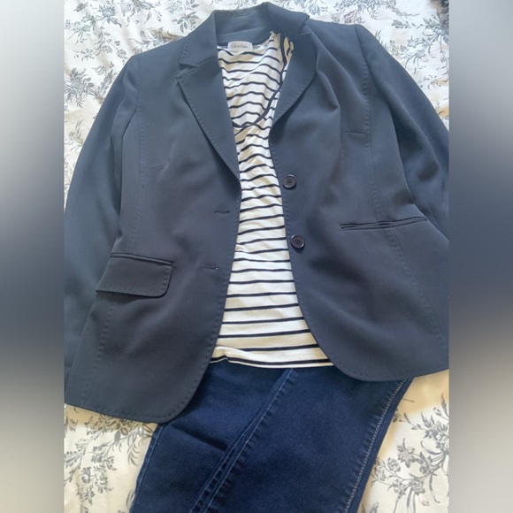 Beautiful classic French navy blazer - Picture 11 of 11